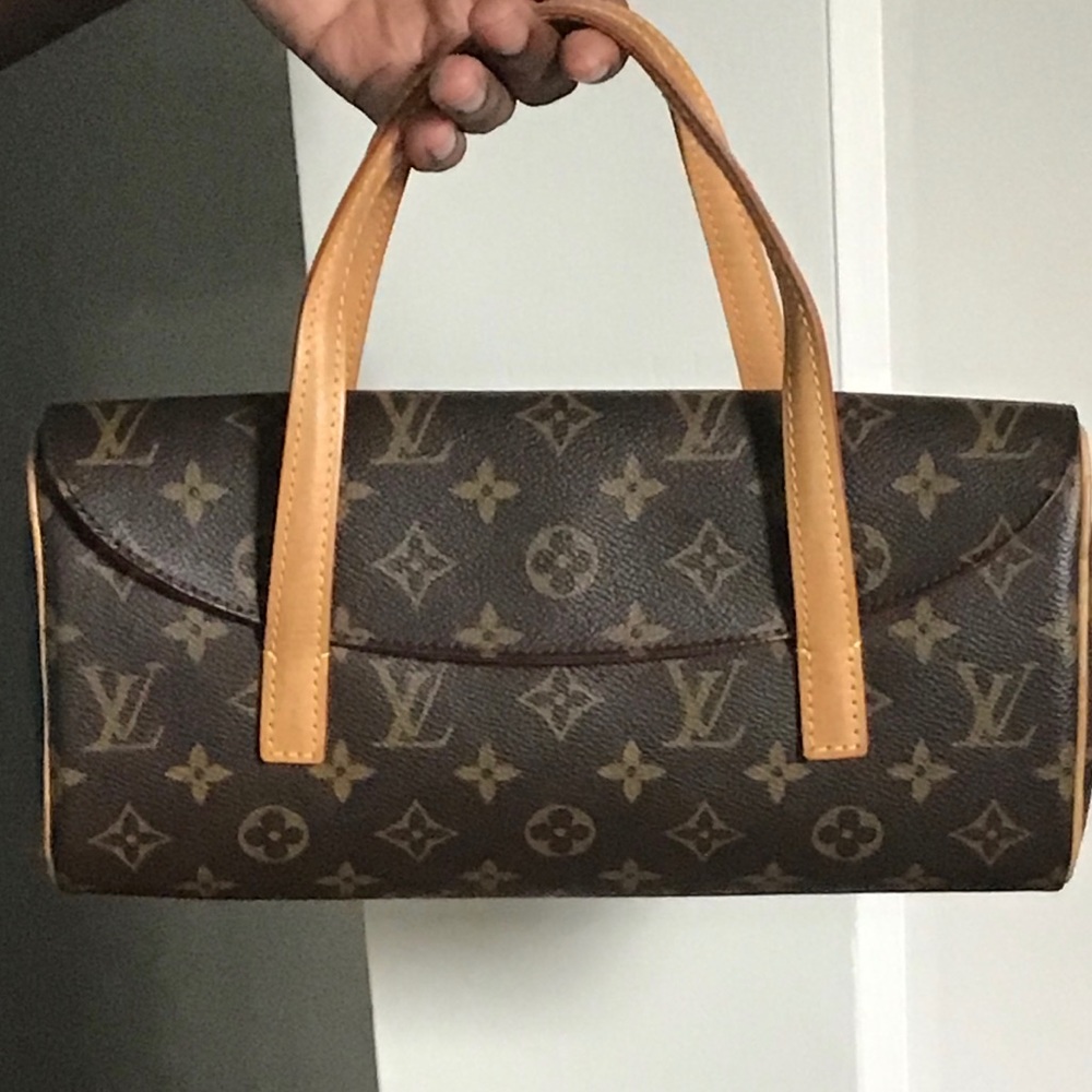 LV Monogram Canvas Sonatine Satchel